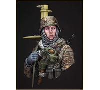 FCBEL 1/10 The resin character bust model of the First Cavalry Division of the US Army in World War II, unassembled and unpainted die-cast miniature kit/K7059A