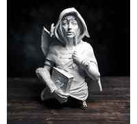 FCBEL 1/12 Ancient fantasy witch resin character model bust, unassembled and unpainted die-cast miniature kit/K6058A