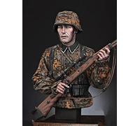 FCBEL 1/12 Resin character model bust of German army officer in World War II, unassembled and unpainted die-cast miniature kit/K6035A