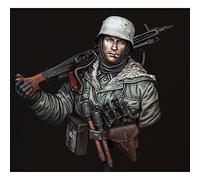 FCBEL 1/16 Bust of a resin character model of a German soldier in World War II, unassembled and unpainted die-cast miniature kit/K5725A