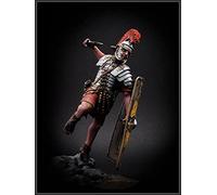 FCBEL 1/24 75mm medieval Roman warrior resin character die-cast model, unassembled and unpainted miniature soldier kit/Y27510