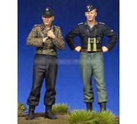 FCBEL 1/35 World War II German Commander Miniature Model Kit (2 persons) unassembled and unpainted resin die-casting kit //W9149T