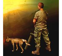 FCBEL 1/35 WWII Peeing Soldier and Dog Resin Model Soldier kit, unassembled and unpainted die-cast Miniature kit/K4219A