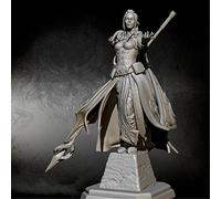 FCBEL 75mm 1/24 sci-fi female mage warrior miniature kit resin character die-cast model, unassembled and unpainted model kit //Y7842X
