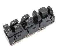 FCBJX Driver Side Master Power Window Switch Compatible with 2005-2007 Hummer H2 Door Lock Folding Mirror Control Replace 15883429