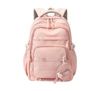 FCCBDFC School Bag Junior Middle Student Girls Backpacks Boys 12 To 14 Years Lightweight Large Capacity Senior High Bags For Teen-pink