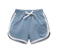 Fccrian Baby Girls Boys Shorts Cotton Active Athletic Running Sleeping for Toddler Kids Big Girl's Boy's Summer Beach Sports 9 Month Shorts (Blue, 13-14 Years)