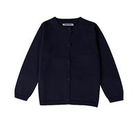 Fccrian Toddler Kid Boys Girls Clothes Knitted Colorful Solid Sweater Cardigan Coat Tops 4t Girl Coat (Navy, 2-3 Years)