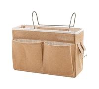 FccsiKoa Cloth Wall-Mounted Storage Bag Heavy Duty Wall Pocket Organizer with Metal Hanging Frame over-the-Door Storage Organizer for Bedroom, Kitchen, Style A