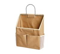 FccsiKoa Cloth Wall-Mounted Storage Bag Heavy Duty Wall Pocket Organizer with Metal Hanging Frame over-the-Door Storage Organizer for Bedroom, Kitchen, Style C