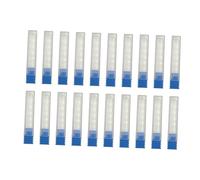 FccsiKoa Storage Box for 20, Milling Cutter Holders, Compact And Lightweight PP Empty Container, Suitable for Nail Design at Home And in The Salon, Blue