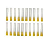 FccsiKoa Storage Box for 20, Milling Cutter Holders, Compact And Lightweight PP Empty Container, Suitable for Nail Design at Home And in The Salon, Yellow