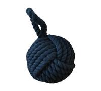 FccsiKoa Versatile Nautical Doorstop for The Floor, Decorative with Rope Knots, Blue