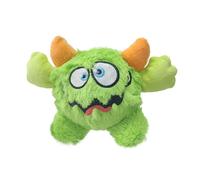 FCCUM Pet Toy Small Monster Pet Bite Sound Bouncing Plush Ball, Large, Medium and Small Dog Daily Companionship, Dog Training Interactive Pet Cute Plush Fashionable Toy Ball(Green)