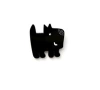 FCFD Black Dog Enamel Pins | Cute Dog Lapel Pins for men and women | Black Enamel Dog Pins, Dog Brooch Pins, Enamel, n-a