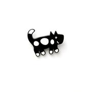 FCFD Black Dog Enamel Pins | Cute Dog Lapel Pins for men and women | Black Enamel Dog Pins, Dog Brooch Pins, Enamel, n-a