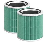 FCFMY 2 Pack AC400 Replacement Filter Compatible with Purivortex AC400 Air Purifier, Toxin Absorbent H13 True HEPA Filter, Green