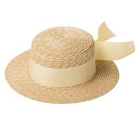 FCfpxwtz Foldable Straw Sun Hat, Straw Boater Hat Women Multicolor Wide Brim Handwoven Detachable Bow for Beach Travel(Color 7)