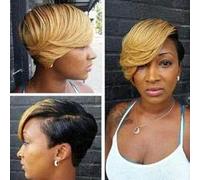 FCHW-wig Fchw Short Pixie Synthetic Wigs Popular Fashion Heat Resistant Wigs for Women (Dj9410)