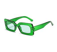 FCIGDHGJM Sunglasses Womens Modeling Glasses Tide Cool Square Street Sunglasses Party Travel(Green)