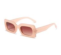 FCIGDHGJM Sunglasses Womens Modeling Glasses Tide Cool Square Street Sunglasses Party Travel(Jelly Powder)