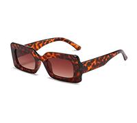 FCIGDHGJM Sunglasses Womens Modeling Glasses Tide Cool Square Street Sunglasses Party Travel(Leopard)