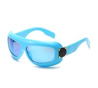 FCIGDHGJM Sunglasses Womens Personalized Sunglasses Tide Street Shooting Party Travel(Blue)