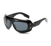 FCIGDHGJM Sunglasses Womens Personalized Sunglasses Tide Street Shooting Party Travel(Noir)