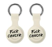 Fck C-ancer Compatible with Airtag GPS Cases 2PCS