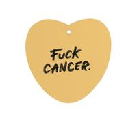 Fck C-ancer Printed Car Air Fresheners Long Lasting Hanging Ocean Scented Cards Tablets for Closet Bathroom