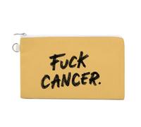 FCK C-ancer Printed Zero Wallet for Unisex