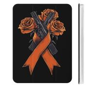 Fck C-ancer Rose Ribbon Compatible with iPad Mini 4/5/6 Cute Tablet Case with Pencil Holder Slim Hard Protective Cover