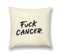 Fck C-ancer Soft Plush Pillow Covers 22 "x22 "