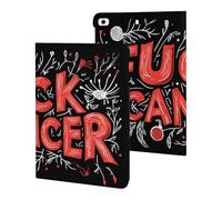 Fck C-ancer Stylish Tablet Case Leather Protective Cover Compatible with IPad/ipad Mini 1/2/3/4/5 (7.9in)