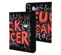 Fck C-ancer Stylish Tablet Case Leather Protective Cover Compatible with IPad/IPAD Pro 20/21/22(11in)