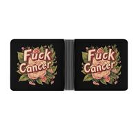 FCK Cancer Custom Bifold Wallet for Men Women