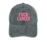 Fck Cancer Vintage Baseball Cap Golf Dad Hats Adjustable SnapBack Cap for Men Women Sports Outdoor
