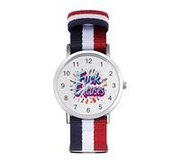 FCK Excuses Wrist Watches with Scale for Men Women Casual Braided Strap Easy Reader for Work Workout