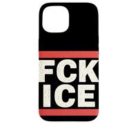 FCK ICE Bold Statement Distressed Political Activism Case for iPhone 15