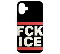 FCK ICE Bold Statement Distressed Political Activism Case for iPhone 16 Plus