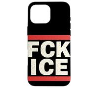 FCK ICE Bold Statement Distressed Political Activism Case for iPhone 16 Pro Max
