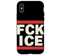 FCK ICE Bold Statement Distressed Political Activism Case for iPhone X/XS