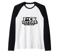 FCK Lettuce - EAT Meat Raglan Baseball Tee