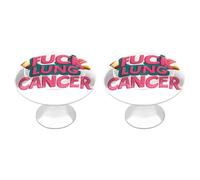 FCK Lung Cancer Cute Drawer Handles Colorful Drawers Knobs Stainless Steel Round Design for Kitchen Cabinets Dressers