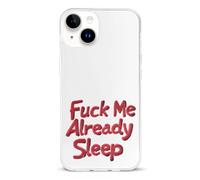 Fck Me Already Sleep Phone Case Compatible with iPhone 14/14 Plus/14 Pro/14 Pro Max Flip Protective Cover with Card Holder