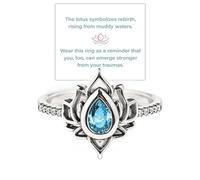 FCK MY TRAUMA LOTUS RING For Women Lotus Flower Inspirational Ring Unique Lotus Ring Reminds You to Let Go of Your Trauma in a Playful Way No Mud No Lotus Ring To Sorority Sisters Best Friends