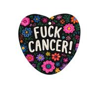 Fck Off C-ancer Car Air Freshener Aromatherapy Tablets Hanging Scented Cards for Rooms Bathrooms Wardrobe Love form