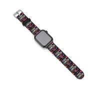 Fck Off C-ancer Silicone Watch Bands Compatible with IWatch Soft Wristbands Classic Replacement Strap