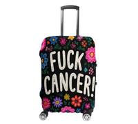 FCK Off C-ancer Suitcase Cover Elastic Luggage Protector Fit 19 to 32 Inch Stylish Baggage Covers Travel Accessories