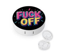 FCK Off Contact Lens Case for Daily Travel